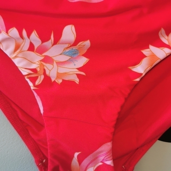 SEAFOLLY Bikini Bottom Hipster Red 12 New - Picture 3 of 5